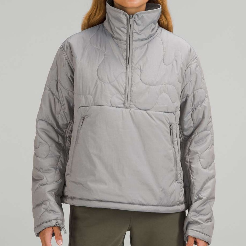 Lululemon insulated quilted pullover jacket